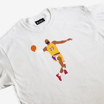 Le Bron James La Lakers T Shirt, 4 of 4