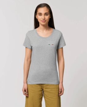 Custom Coordinates, Organic Cotton, Women's T Shirt, 8 of 10