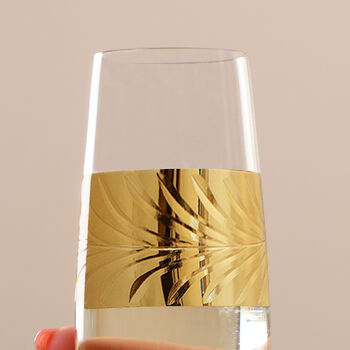 Feuille D'or Luxury Champagne Flutes, 6 of 7