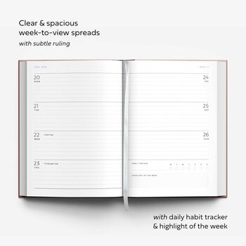 Personalised 2026 Diary And Desk Accessories Gift Set For Her, 7 of 12