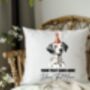 Personalised Dalmatian Birthday Congratulations Party Cushion, thumbnail 2 of 2