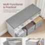 Shoe Bench With Cushion Storage Cabinet, thumbnail 3 of 6