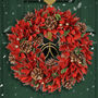 Winter Flowers Luxury Christmas Wreath, thumbnail 4 of 6