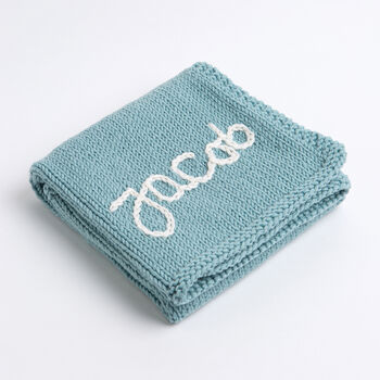 Baby Name Blanket Beginner Knitting Kit, 3 of 8