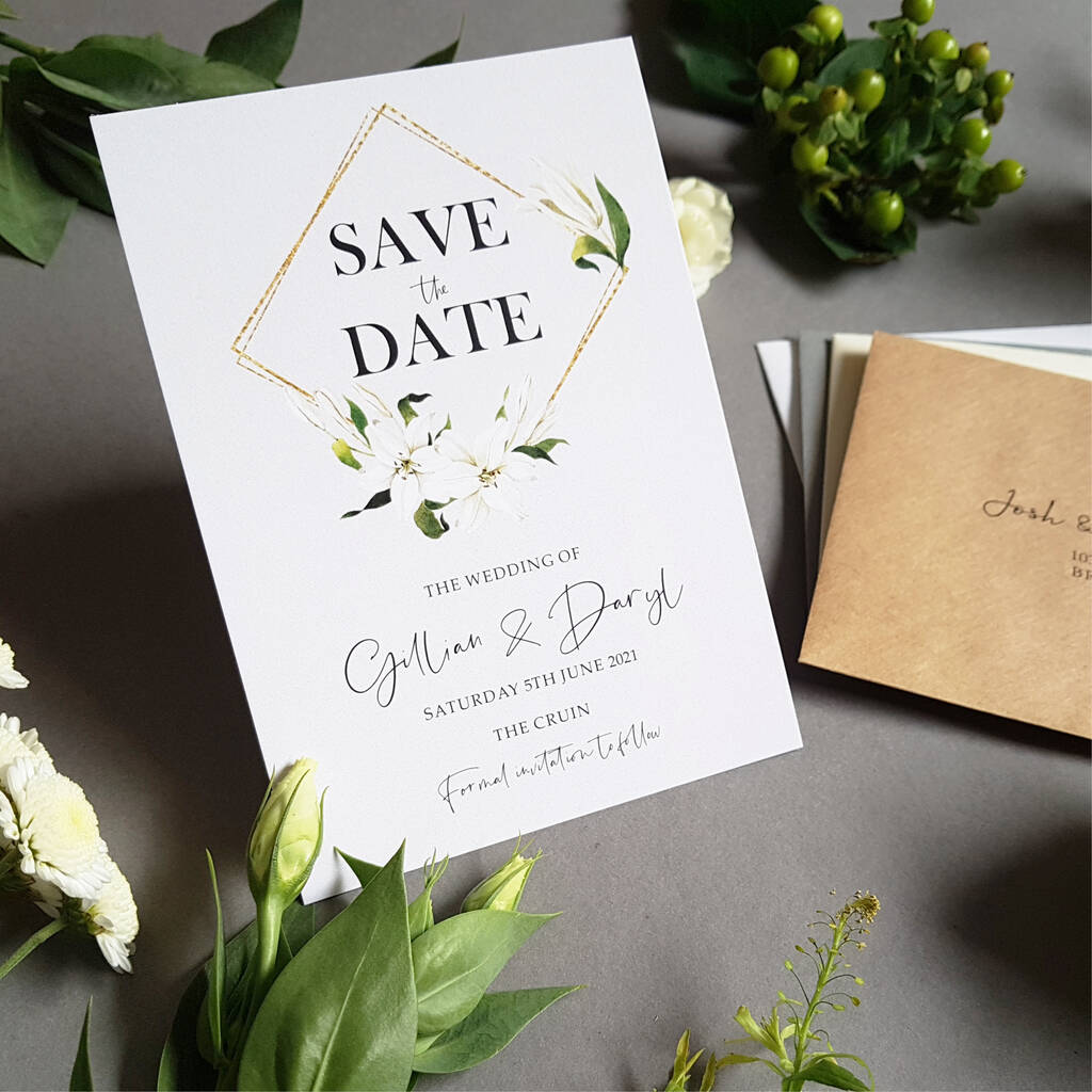 Image of Lily Save The Date Cards