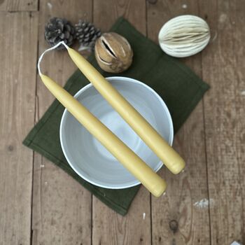 Beeswax Dinner Candles, Set Of Two, 2 of 4