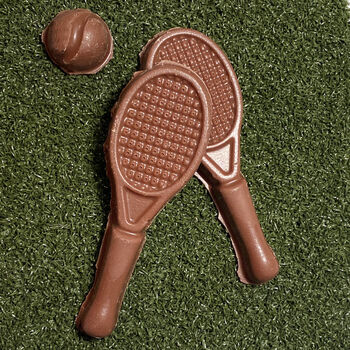 Mr Stanleys Chocolate Tennis Raquets And Ball, 3 of 4