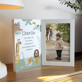 New Baby Animal Personalised Photo Frame Gift, 5 of 5