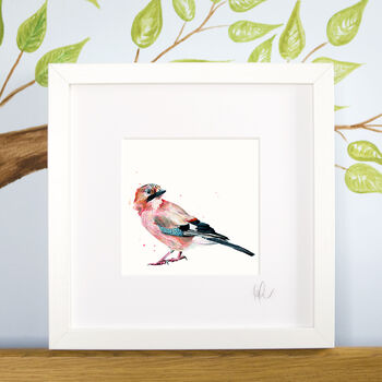 Inky Jay Bird Illustration Print, 9 of 11