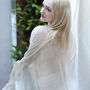 Personalised Shimmering Silky Wedding Scarf, thumbnail 9 of 12