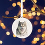 Pet Photo Memorial Christmas Decoration, thumbnail 5 of 9