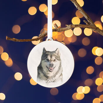 Pet Photo Memorial Christmas Decoration, 5 of 9