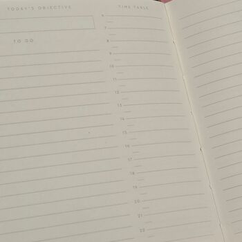 Pink Fabric Daily Planner, 2 of 2