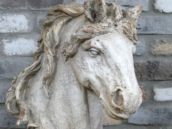 Large 67cm Grey Stone Horse Head Bust Ornament, 2 of 4