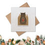 Bear Hug Christmas Plantable Seed Paper Card, thumbnail 1 of 2