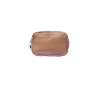 Walnut Zip Top Wash Bag, 4 of 5