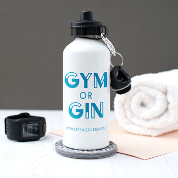 Personalised Funny Gin Water Bottle, 3 of 10