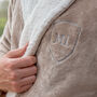 Personalised Sherpa Style Monogrammed Robe, thumbnail 3 of 11