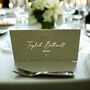 Wedding Table Personalised Guests Place Card Real Metallic Foil, thumbnail 1 of 6