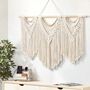 Set Of Three Macrame Wall Hanging Large Woven Tapestry, thumbnail 8 of 8