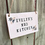 Personalised Mud Kitchen Sign With Bees, thumbnail 3 of 9