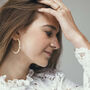 Isla Pearl Hoops, thumbnail 2 of 8