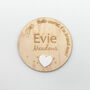 Hello World Baby Name Announcement Plaque Acrylic, thumbnail 3 of 12
