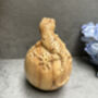 Hand Carved Wooden Gecko On Egg Ornament Figurine Gift, thumbnail 2 of 12