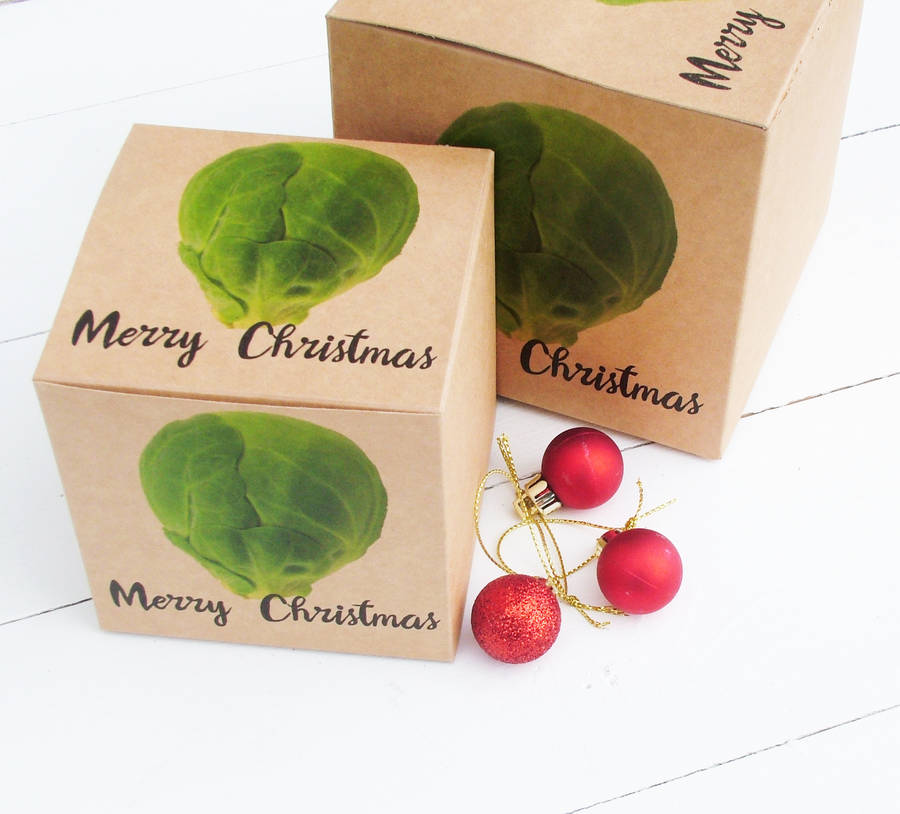 Personalised Brussell Sprout Gift Boxes