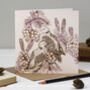 'Turtle Doves' Christmas Card, thumbnail 1 of 2