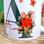 Personalised Initial Letter Christmas Mug, thumbnail 3 of 3