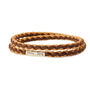 Men's Personalised Braided Cork Bracelet With Silver Clasp, thumbnail 5 of 7