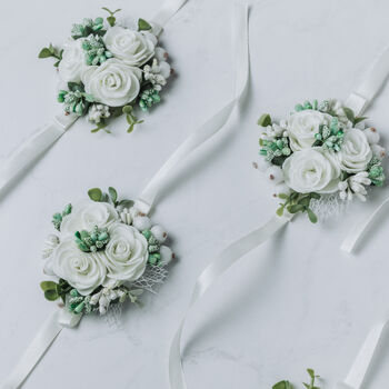 Wedding Flower Accessory In Lime, 2 of 12