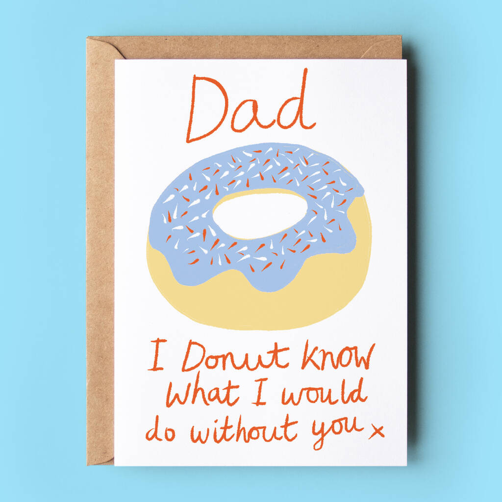 Donut Funny Father's Day Card, 1 of 2