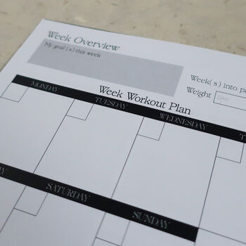 Workout Three Months Training Log Book, 5 of 7