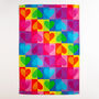 Rainbow Heart Tea Towel, thumbnail 3 of 7