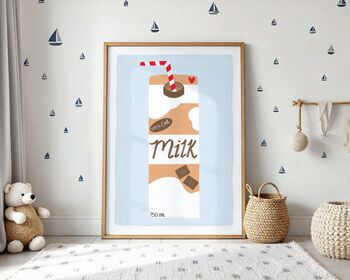Chocolate Milk Art Print, 6 of 8