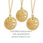 Queen Elizabeth Gold Plated Sixpence Initial Pendant, thumbnail 4 of 11