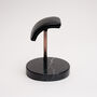 Nero Marquina Marble Watch Stand Bronze, thumbnail 6 of 6