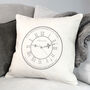 Personalised 'Our Precious Moment In Time' Cushion, thumbnail 1 of 4