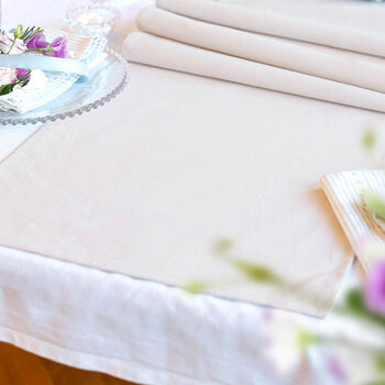 Chambray Country Cotton Table Runner, 6 of 8