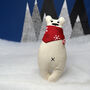 Catnip Angus Polar Bear Cat Toy, thumbnail 1 of 2