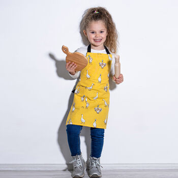Children’s Dog Print Apron | Kids Aprons With Cat, Duck And Bunny Prints, 10 of 12