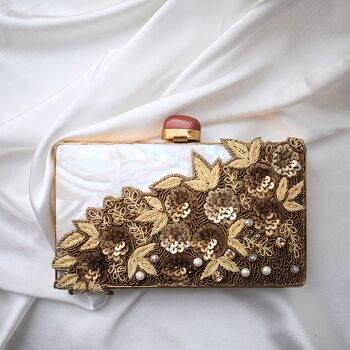 Arish Mother Of Pearl Clutch, 6 of 6