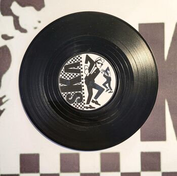 Custom Set Of Two Vinyl Record Drinks Coasters, 10 of 12