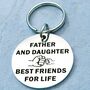 Daughters Forever Bond Keyring Fathers Day Gift, thumbnail 6 of 7