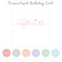 Esme 18th Birthday Disc And Birthstone Name Necklace, thumbnail 7 of 12