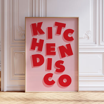 Kitchen Disco Print, 3 of 4