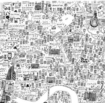 Colour Your Own Map Of London, 5 of 5