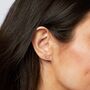 Sterling Silver Country Garden Crawler Earrings, thumbnail 1 of 5